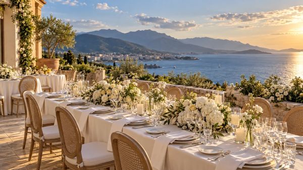 Réussir un mariage de luxe à Ajaccio : lieux et prestations